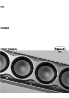 Klipsch Reference-Series - Owners Manual 